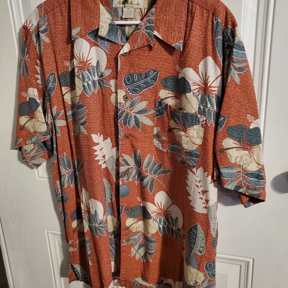 (NEW) Men's Short-Sleeve Button-Down Shirt